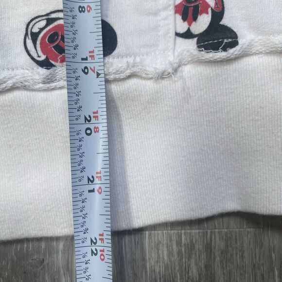 Epcot Disney Mickey Mouse White Large Full Zip Hoodie Countries - Picture 6 of 9